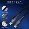 ZIKNYDO USB 4 To Thunderbolt 5 USB C 80Gbps Data 120Gbps 8K Video 240W Charging Nylon Braided To USBC Cable for Thunderbolt MacBook M4 and Mac Mini M4