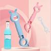 4 In 1 Beer Bottle Opener Multi-purpose Beverage Jar Can Bottle Cap Opener Plastic Corkscrew Dining Bar Gadgets Kitchen Tool New
