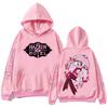 Hot Movie Hazbin Hotel Angel Dust Hoodie Man Woman Harajuku Long Sleeve Pullover Tops Sweatshirt Gift