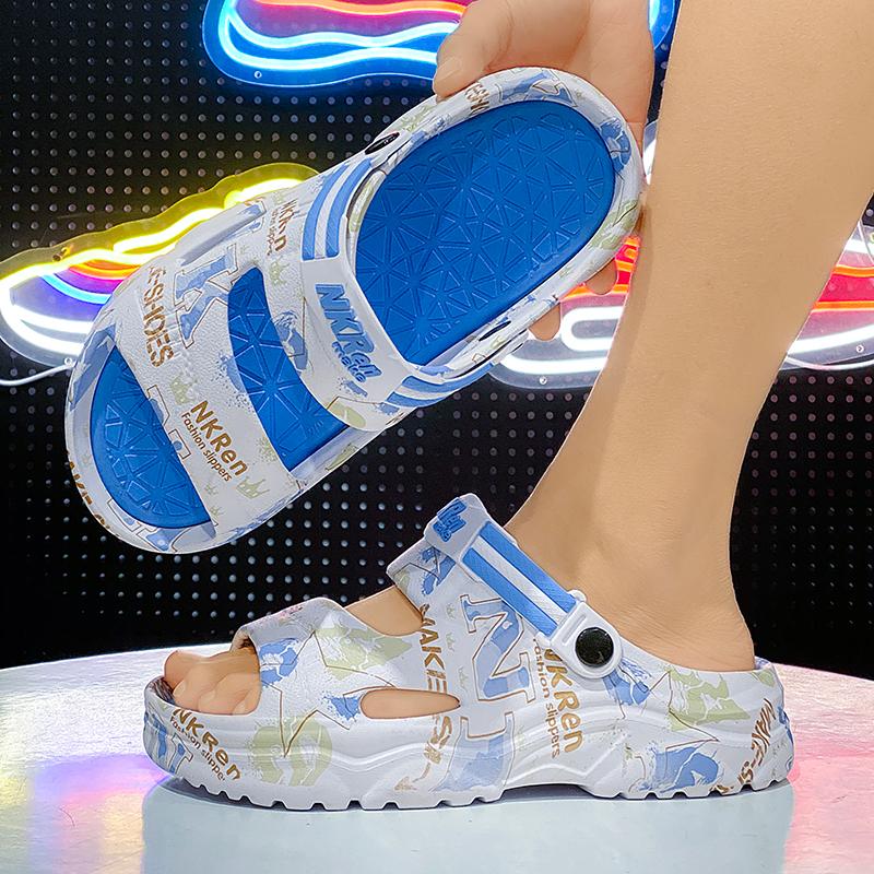 New Summer Men Sandals Slippers Indoor Shoes Beach Casual Slippers Soft Sole Platform Slides Men EVA Flip-flops Couple Sandals