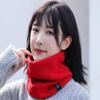 Warm Knitted Scarf Thickened Plush Windproof Winter Neck Gaiter Cold Weather Outdoor Sport Ski Running Men Women Tube Scarf