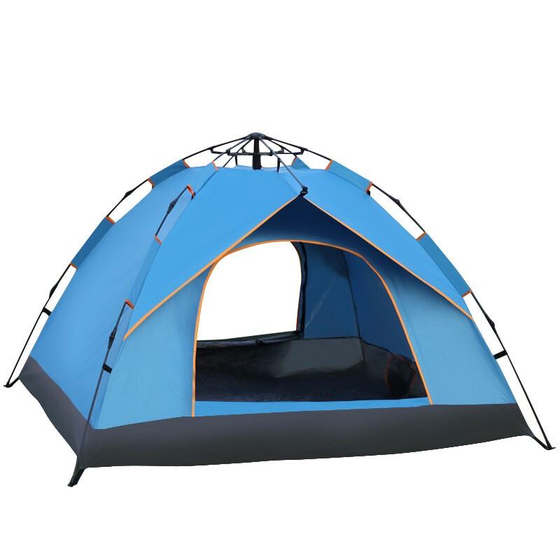 Tri-polar Automatic Quick-Opening Camping Tent