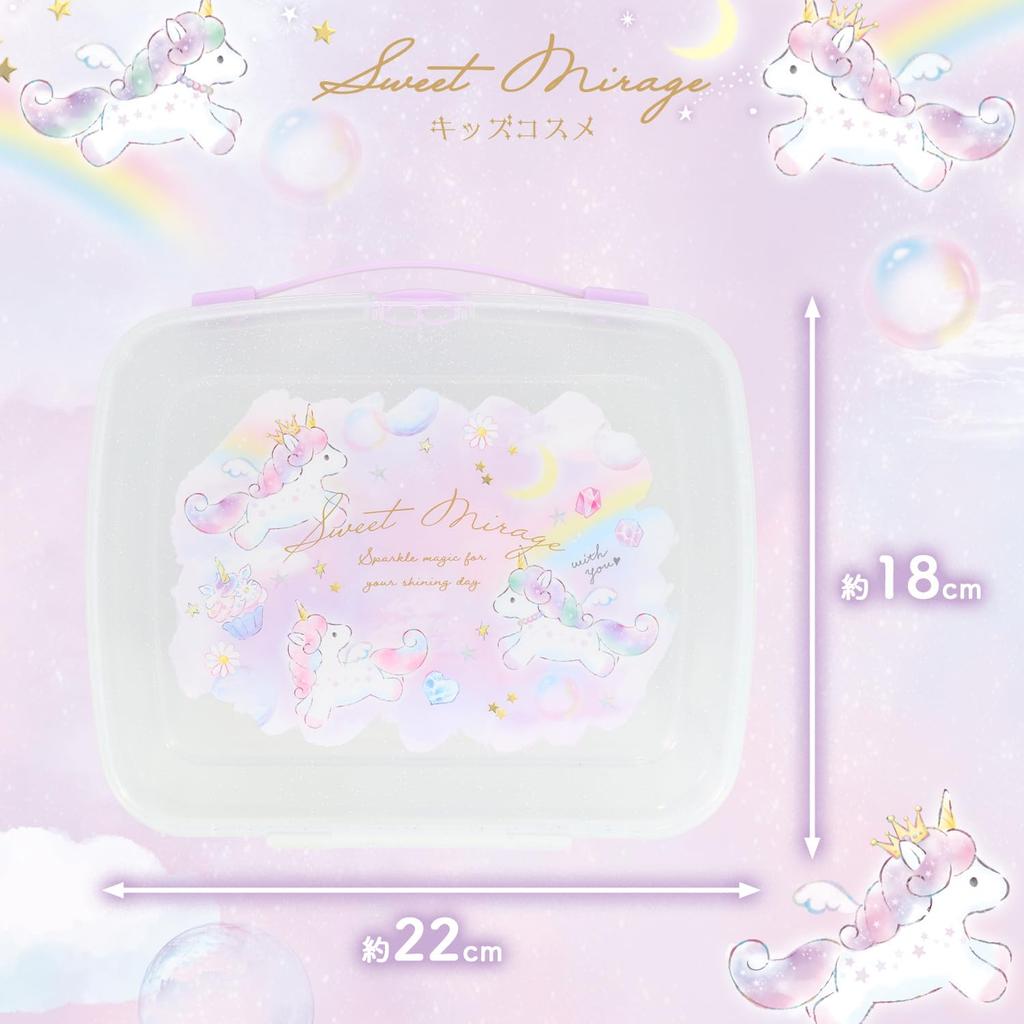 Shobido Unicorn Makeup Palette Colorful Palette Set, Soap-Removable, Multi-Color