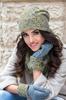 Lidia Women' Set Hat with Snood, Mustard Color