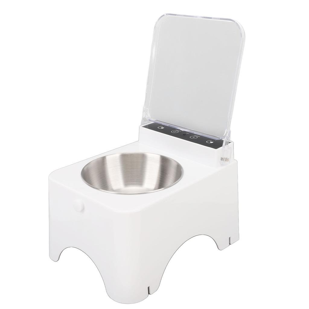 Cat Automatic Sensing Feeder Transparent Lid Raised Design Hygienic Automatic Intelligent Cat Dog Feeder Bowl for Home