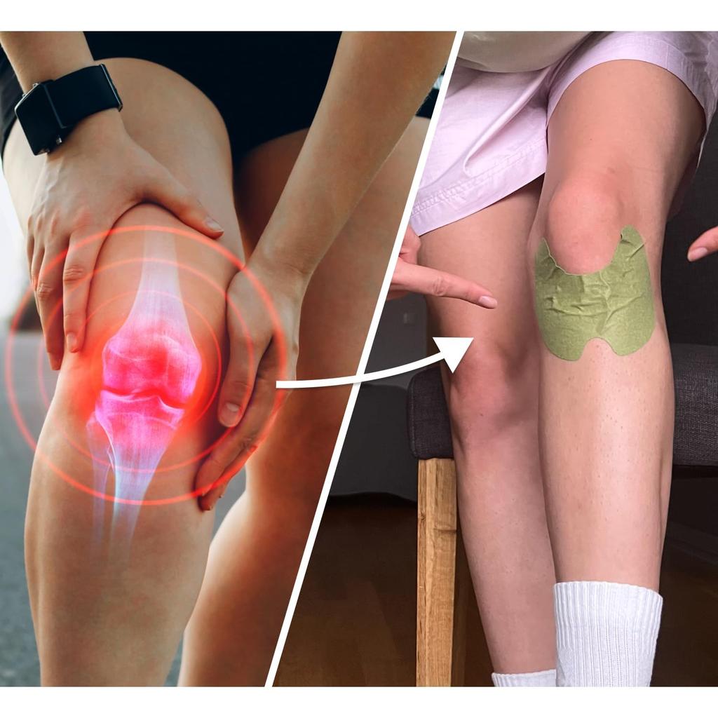 Vn Care Herbal Knee Pain Relief Pack of 1  (Patches 20) Natural Wormwood Pain Patches for Joints & Muscles