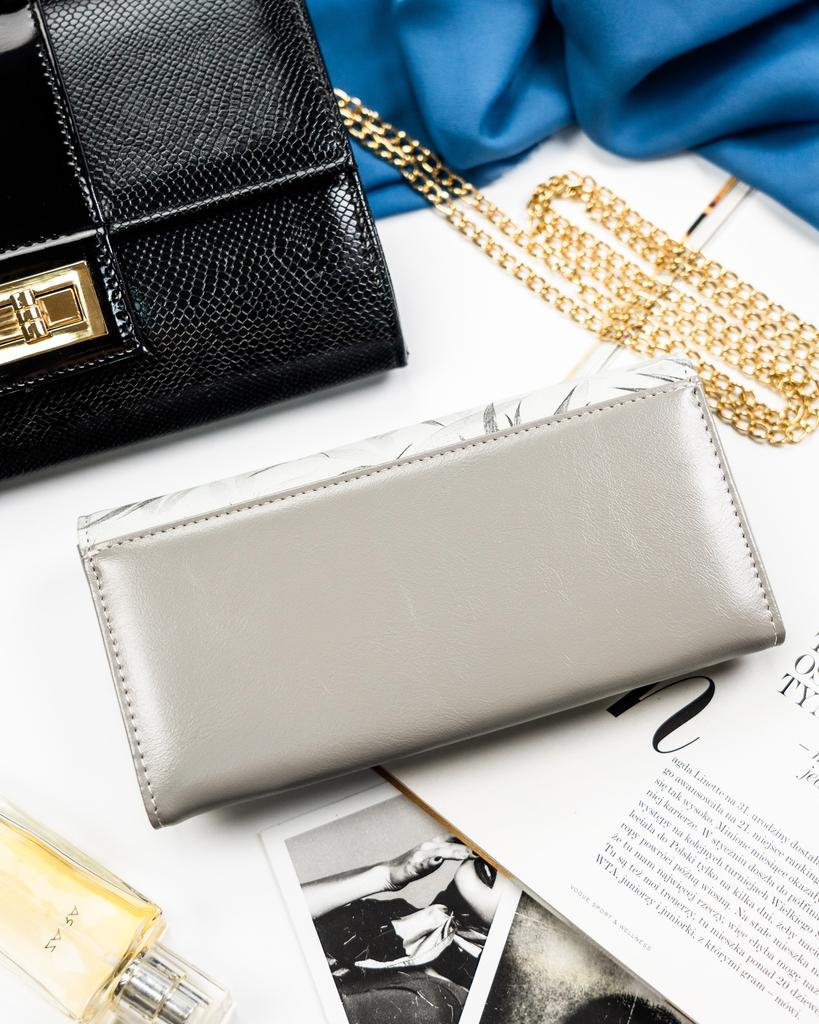 Women's wallet leather+PU PTN PX22-1-NPK-4542 White