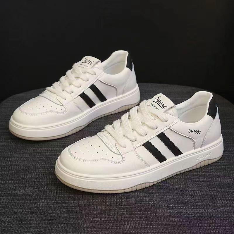 Little white shoes women's 2025 spring new board shoes women's casual sports shoes foreign style versatile student shoes ins tide