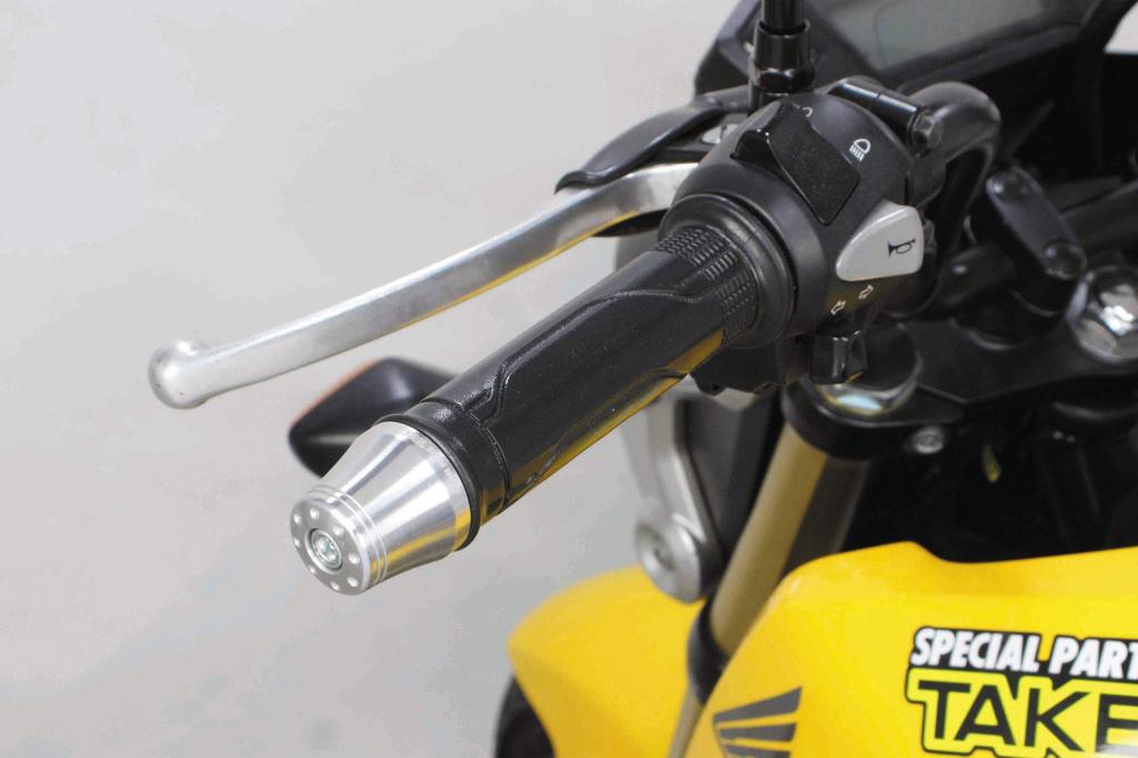 Special Parts Takekawa 06-01-0174 Accessory Bar End Aluminum Silver General Purpose (Monkey 125 Grom Super Cub Cross Cub, PCX, Etc.)