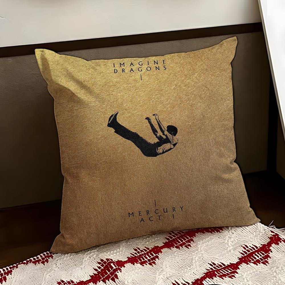IImagine DDragons Cushion Cover Reversible Soft Durable Pillow Cover Home Car MultiScene Use for Daily Comfort