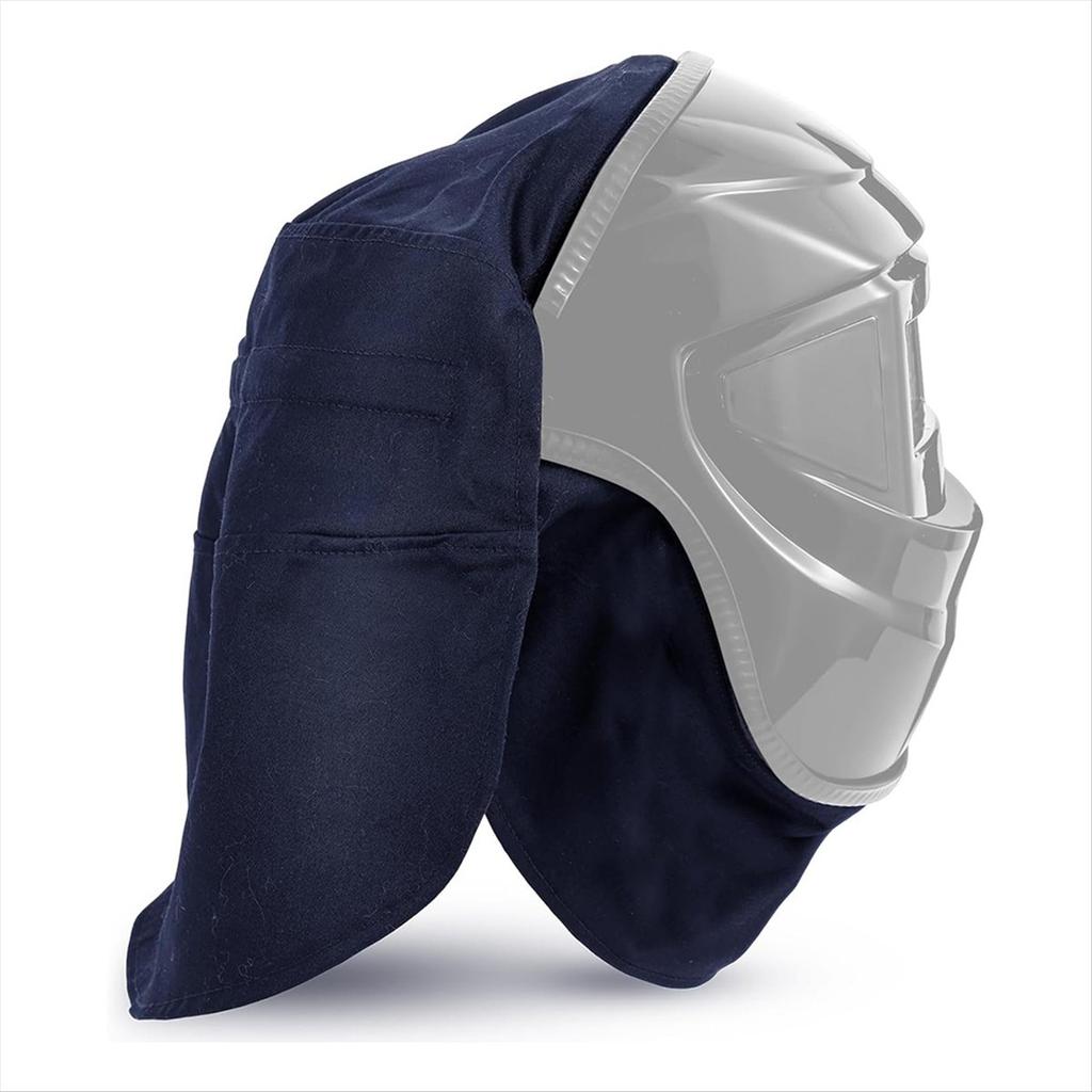 BHBL 2Pcs Welding-Helmet Cover and Helmet-Bib Set, Welding Accessories Fit Seal for Welding Neck Protection