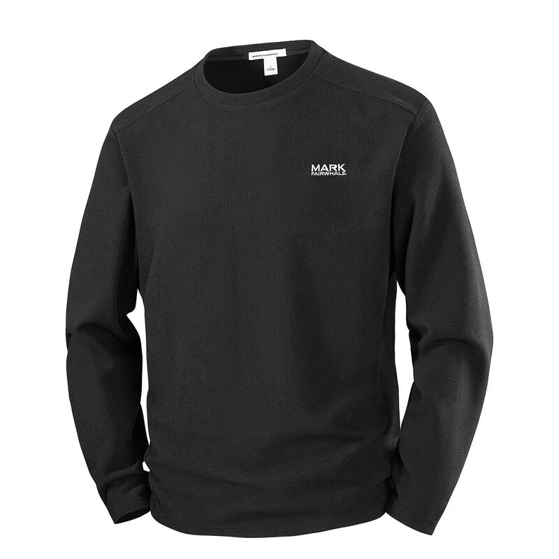 MARK FAIRWHALE Men s Waffle Knit Long Sleeve T-Shirt S