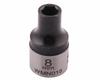 Hex Socket 1/2". 8 Mm. Crv50Bv30. Din 3124. Waryński