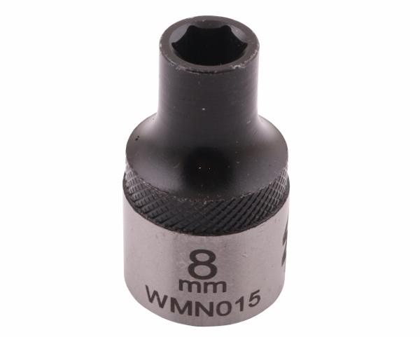 Hex Socket 1/2". 8 Mm. Crv50Bv30. Din 3124. Waryński