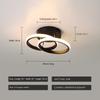 Modern minimalist corridor lights, LED corridor lights, creative entry, entrance hall, dressing room, exposed ceiling lights