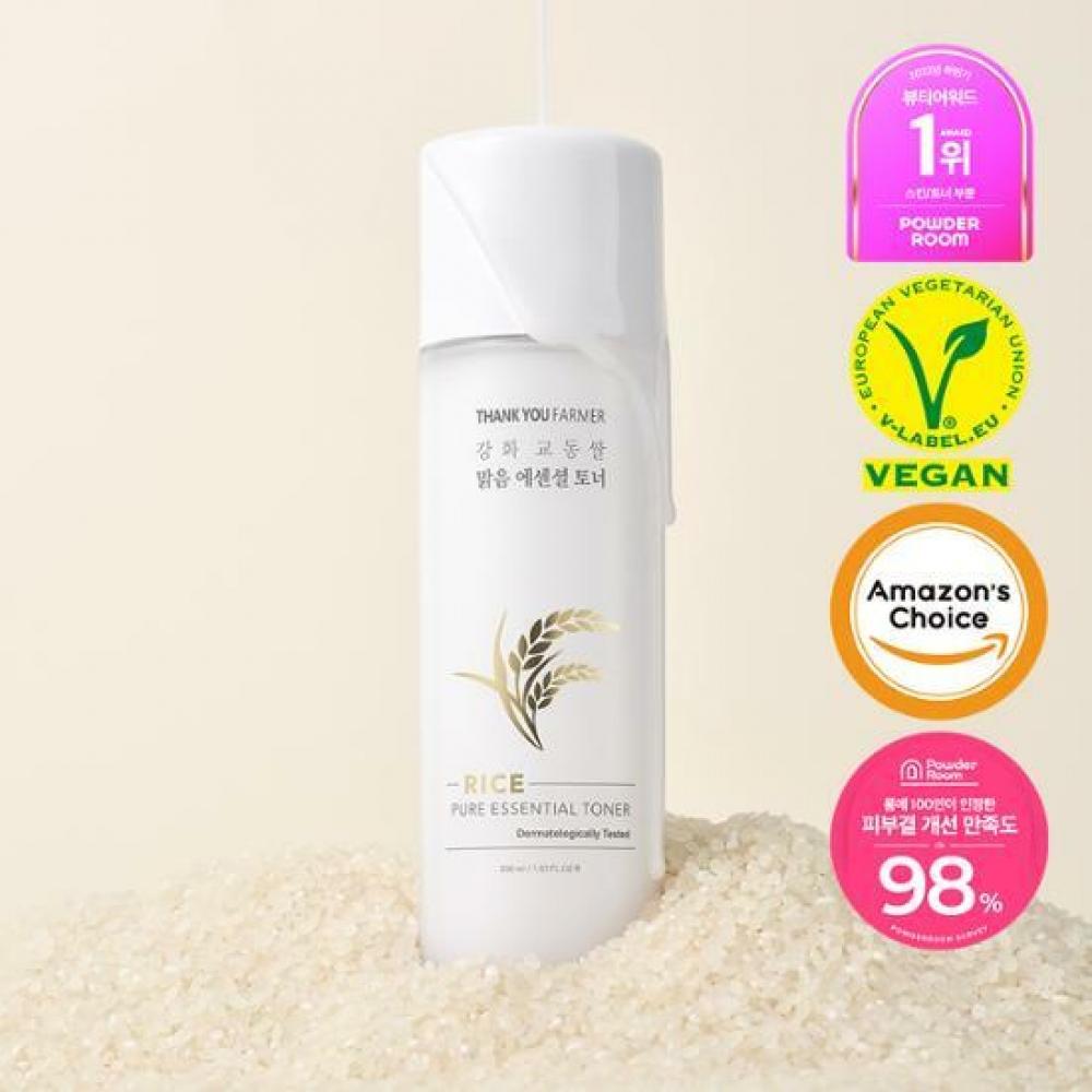 

Thank You Farmer Ganghwa Gyodong Rice Pure Essential Тоник 200 мл