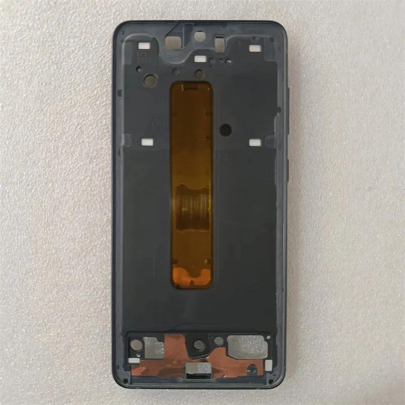 Housing Cover For Samsung Galaxy S21 FE 5G G990 G990B G990U Front LCD Screen Frame Bezel Spare Parts