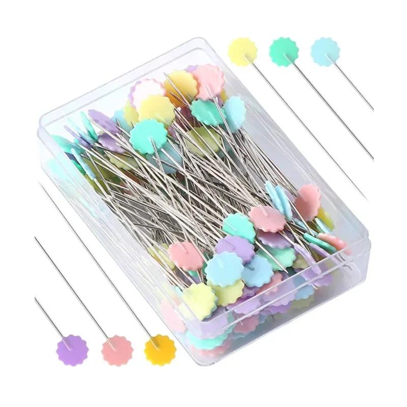 

100Pcs Dressmaking Pins Embroidery Patchwork Pins Accessories Tools Sewing Needle DIY Sewing Accessories Stainless Steel 5BB5704