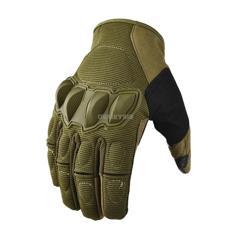 Dotyková obrazovka Full Finger Tactical Rukavice Motocross Hard Knuckle Full Finger Rukavice Pánské