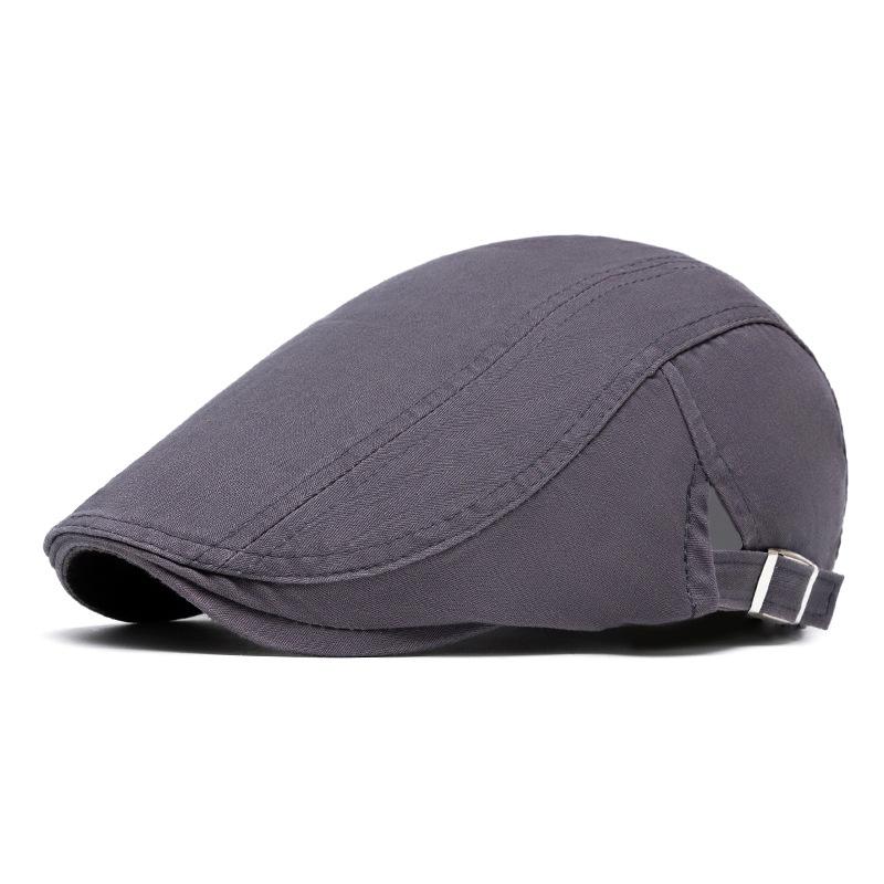 

Spring and summer men s and women s adjustable beret hats for outdoor leisure, sun shading and sun protection Adjustable сірий колір