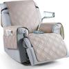 Waterproof Recliner Chair Cover Non Slip Armchair Slipcovers For Recliner Chair With Pocket Washable Reclining Chair Cover