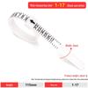Portable Finger Ring Size Measuring Tape - Soft & Flexible Ruler for Accurate Finger Circumference Measurement