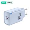 20W PD Fast Charger for Mobile Phones - EU/US/UK Travel Plug Specifications