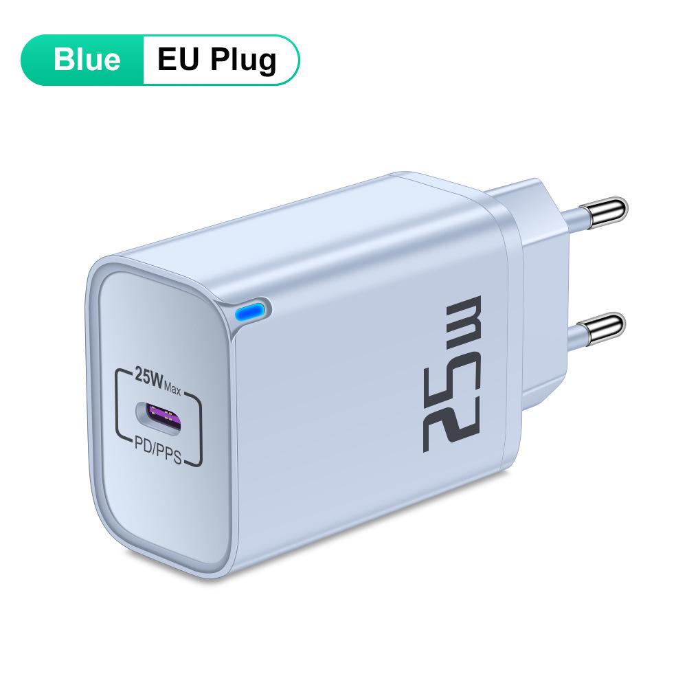 20W PD Fast Charger for Mobile Phones - EU/US/UK Travel Plug Specifications