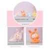 Cartoon Decorative Ornaments Environmental Friendly High Quality Vivid Lovely Reusable Rabbit Ornaments Non-toxic Healthy Safety