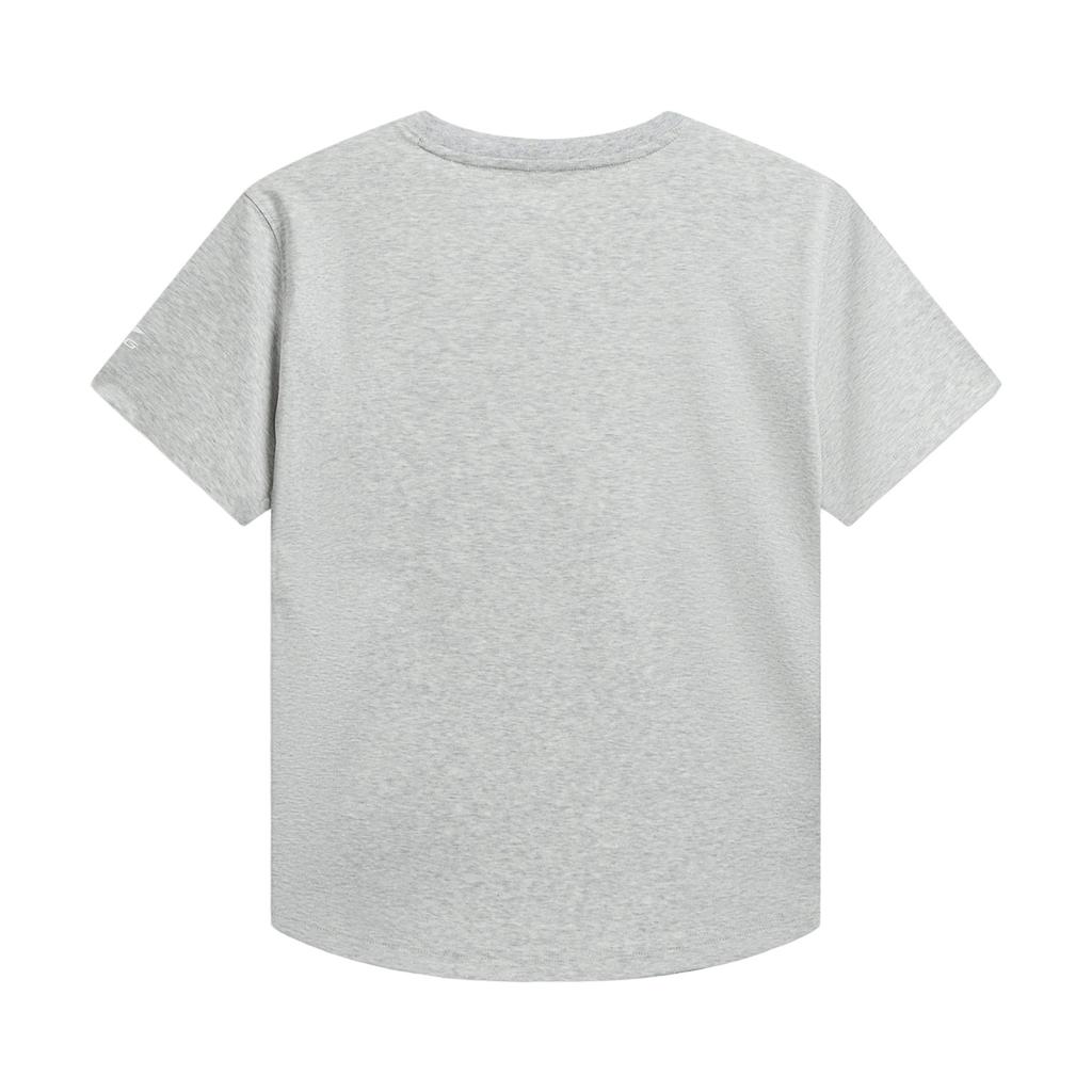Li Ning Sports Lifestyle Series Round Neck Stitched Logo T-Shirt Women tops ATSW270-9