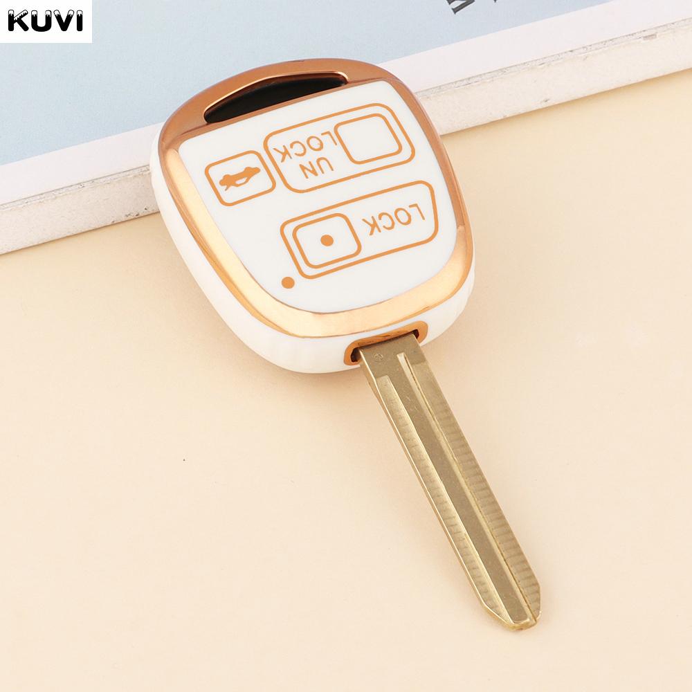 

New Tpu Car Key Case Cover Shell Fob For Toyota Rav4 Corolla Land Cruiser Prado Camry Tarago Fj Previa Celica Avensis For Lexus