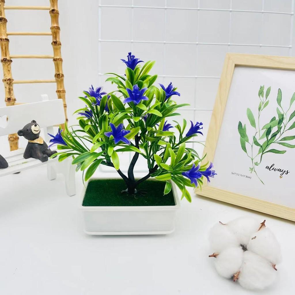 

Garden Cymbidium Tree Decor Potted Plant With Realistic Look For Indoor Use фиолетовый