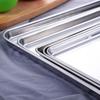 Stainless Steel Anti-rust Fruit Plate Rectangle Baking Tray Loaf Pan Cake Dish Cookie Sheets