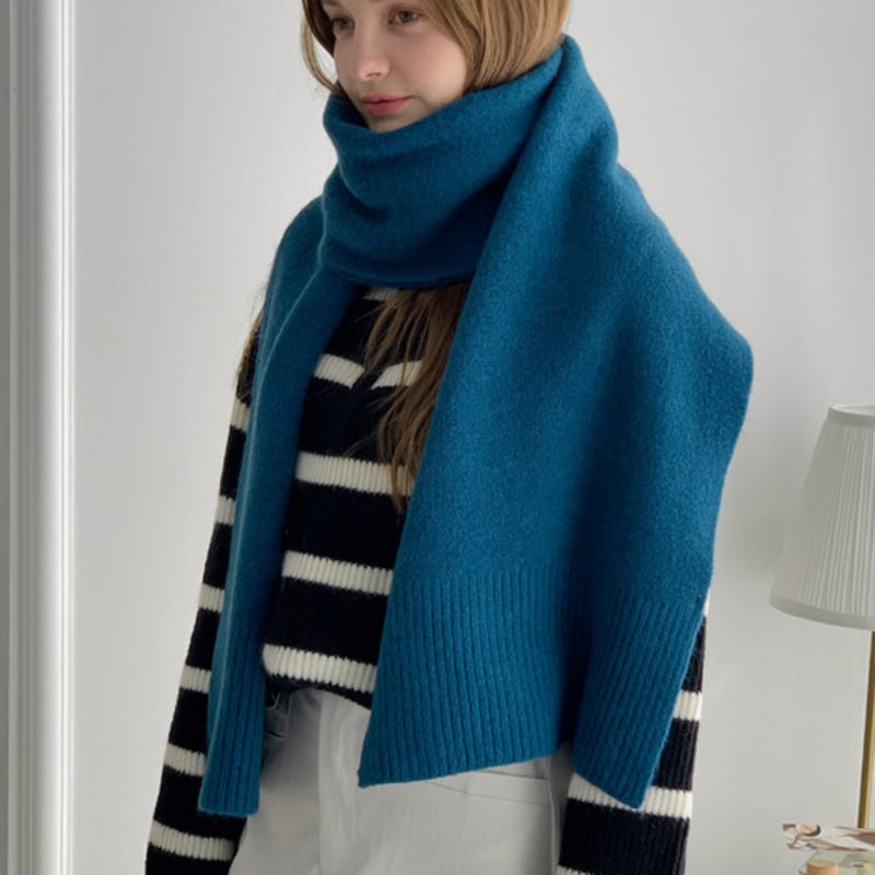 J.LARUEN Basic Knit Muffler (15 Colors)