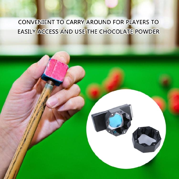 Billiard Chalk Container Caps Pool Cue Chalk Box Cue Tip Chalk Holder Aluminum Billiard Chalk Holder, Pool Chalk Holder