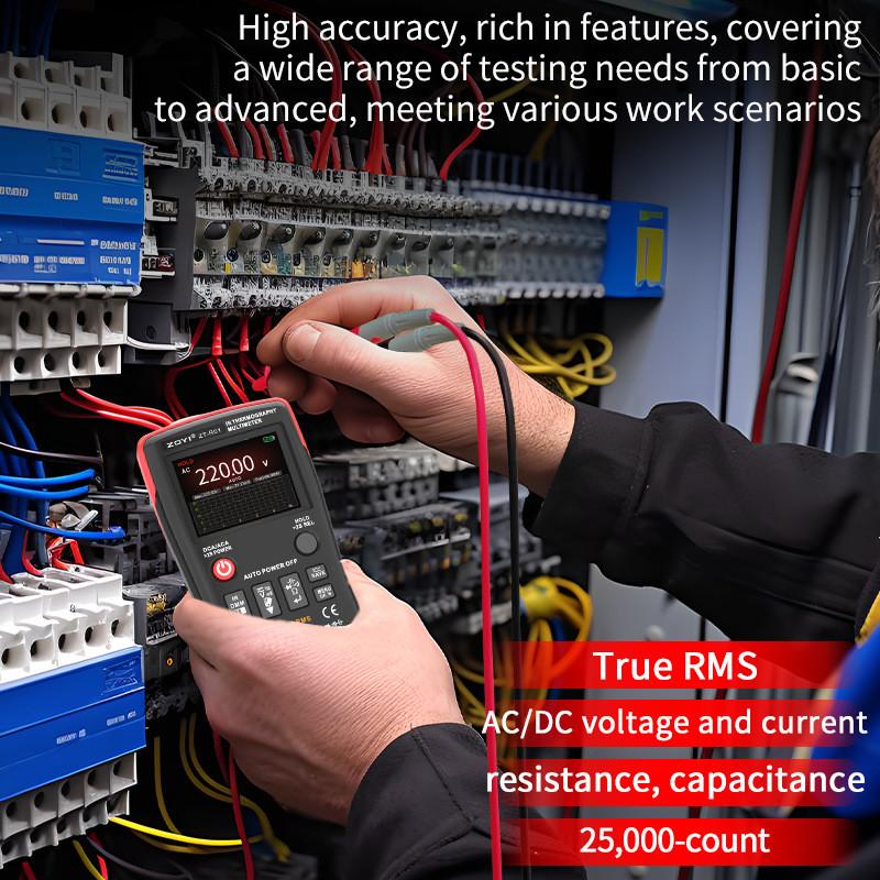 ZT-R01 High-Precision Thermal Imager Multimeter 2-In-1 Multi-Function Floor Heating Detection High-Definition Thermometer