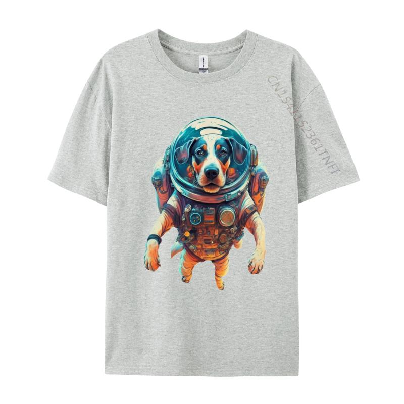Funny Spacedog T Shirt Print Tops T Shirt Funny Cotton Unisexs Tshirts Hot Sale Tees Unisexs Designer Clothes