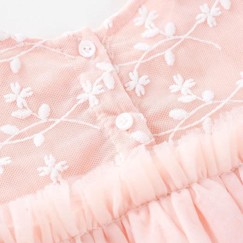 Kinder Kleidung Frühling Sommer Langarm Dünne Spitze Tüll Kleid Koreanischen Stil Mädchen Prinzessin Mode Süße Fee Mesh Kleider