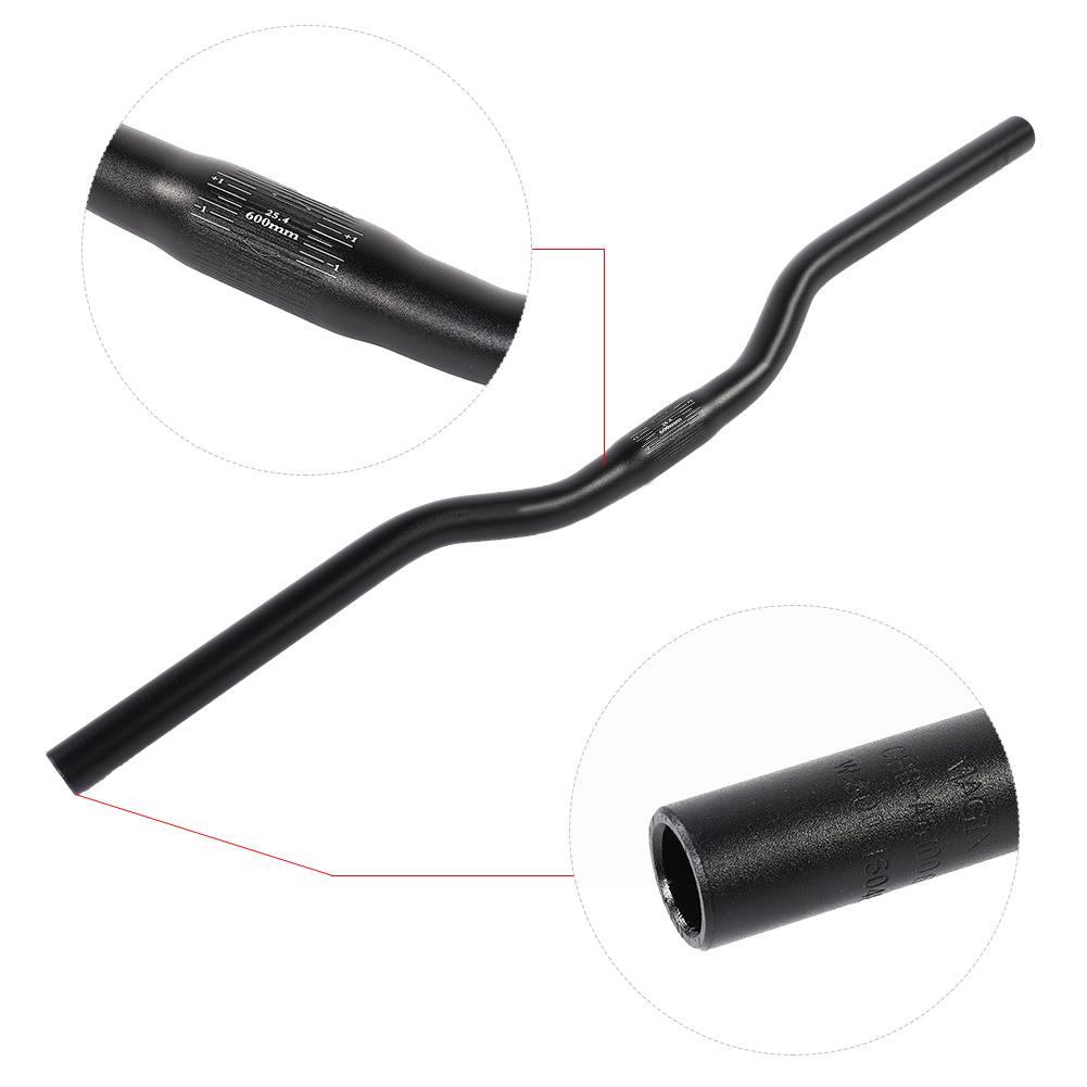 Aluminum Alloy Bike Bar Handlebar for Mountain Road Accessory Flat Riser