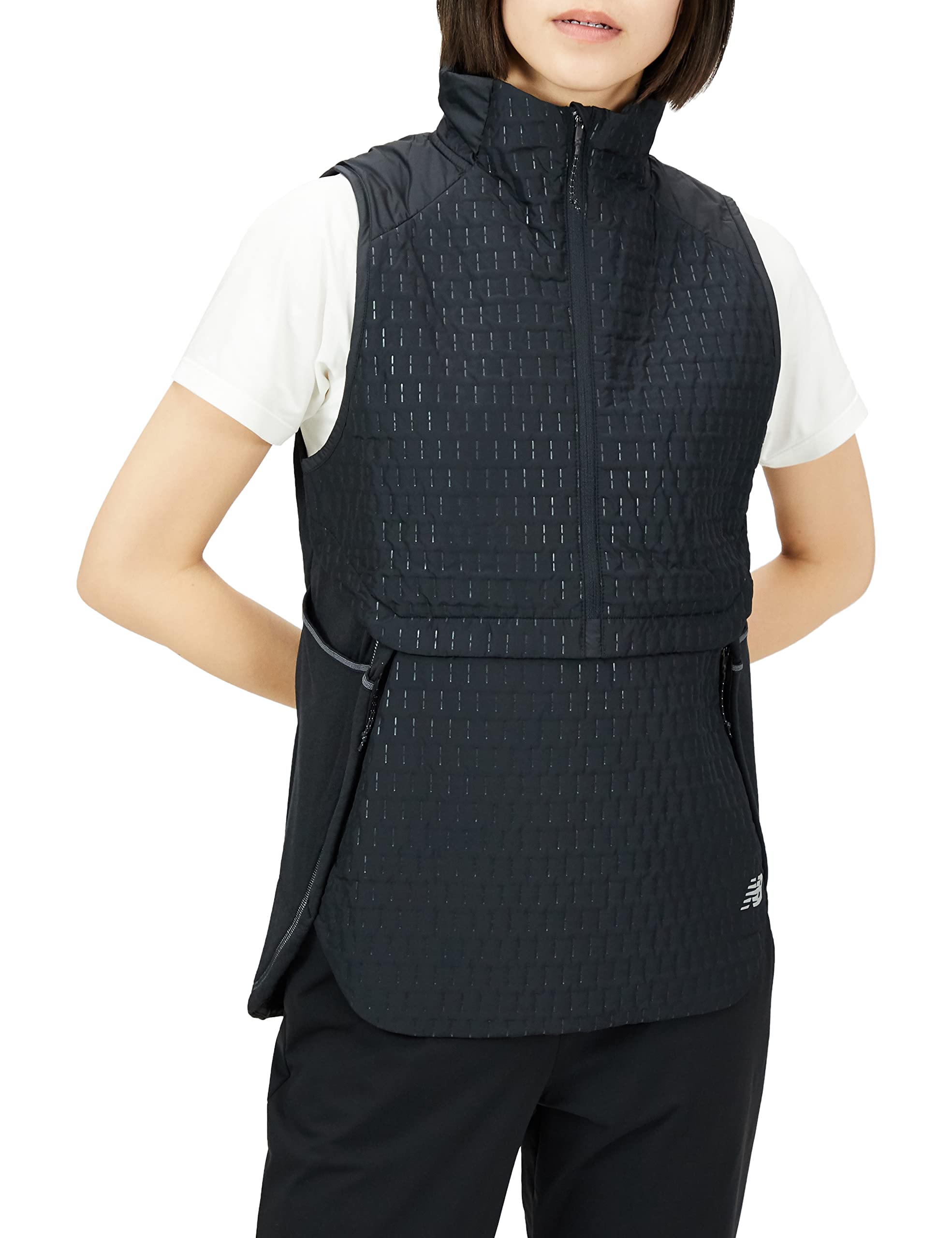 

NB Heat Grid Vest WV23254 BK L [New Balance] Women s (Black)