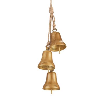 Metal Holiday Ornament Bell Pendant with Easy Hanging Hook For Christmas Tree Festival Home Party Essential