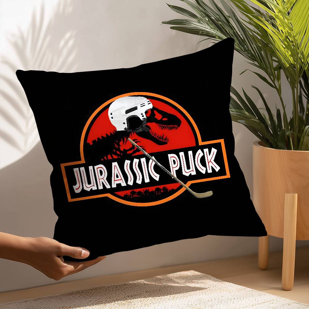 Moive J-Jurassic World Pillow Case Plush Fabric Soft  Pillowcase Double Sided Print Cushion Cover Household Gifts