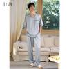 Xuan Liang Men's Summer Ice Silk Short-Sleeved Pajama Set