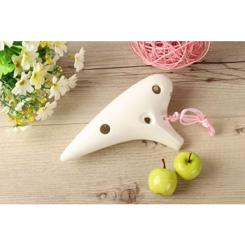 TNG Ocarina, Single, 12-Hole Alto C Key, Premium Wind Instrument, Made In Taiwan (Fuji Glaze)