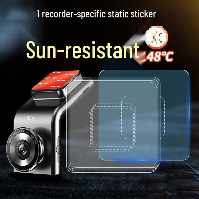 Kamera Kayıt Cihazı ve Araç Muayenesi İçin Şeffaf Statik Yapışkanlı Araç Sticker