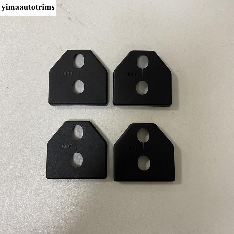 4 Pcs Inner Door Lock Protection Cover Trim Accessories For Subaru Forester 2009 - 2016 / XV 2008 - 2016 / Outback 2009 - 2016