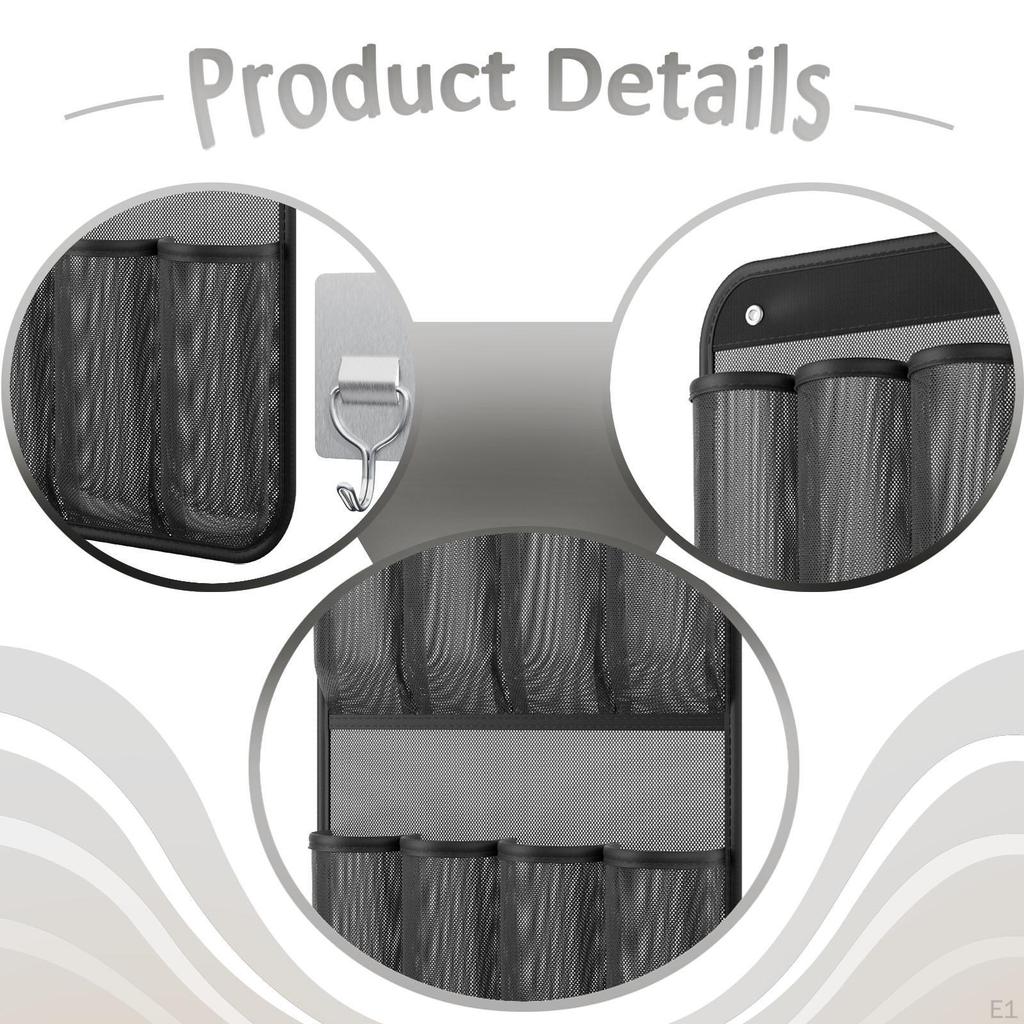 Utensils Holder Wall Hanging Organizer, Space Saving Multipurpose Over The Door Bag Storage