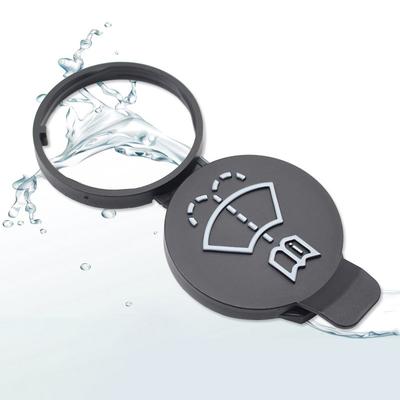 Black Windshield Wiper Washer Fluid Reservoir Cover Water Tank Bottle Cap