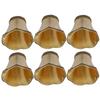 6Pcs Household Fabric Lampshade Table Lamp Cover Accessory for E14 Chandelier Wall Light