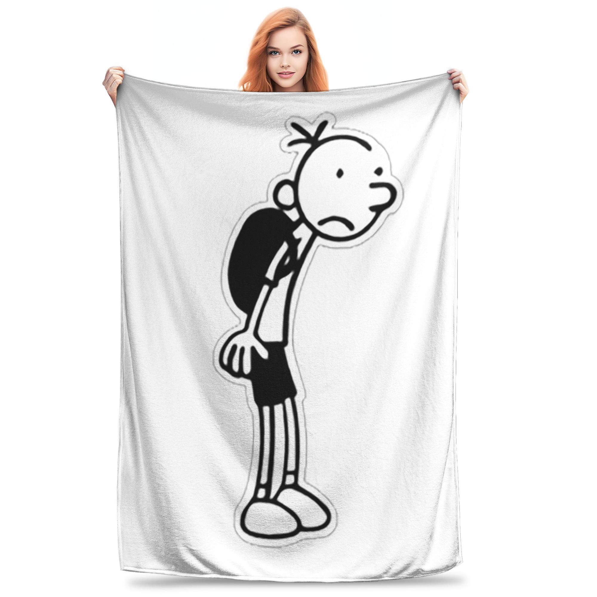 Exquisite Fashion Items Unisex Diary Of A Wimpy Kid 1 Blankets Soft Warm Flannel Throw Blanket Cover For Bed Living Room Picnic Travel Home Sofa